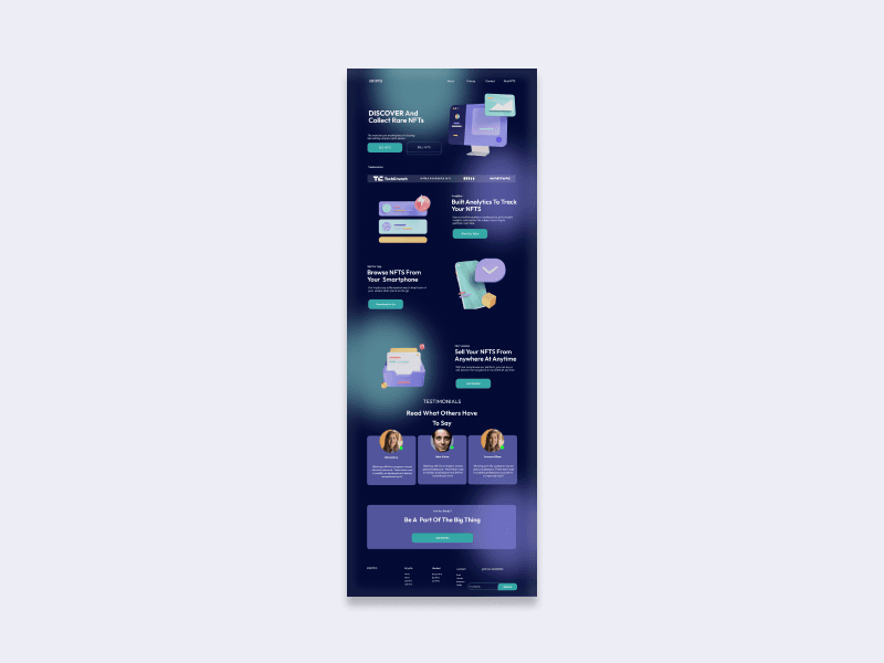 Krypto - website design
